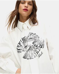 Karl Lagerfeld - Poplin Tie Shirt