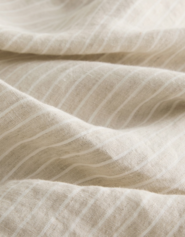 Country Road - Skye Linen Queen Flat Sheet