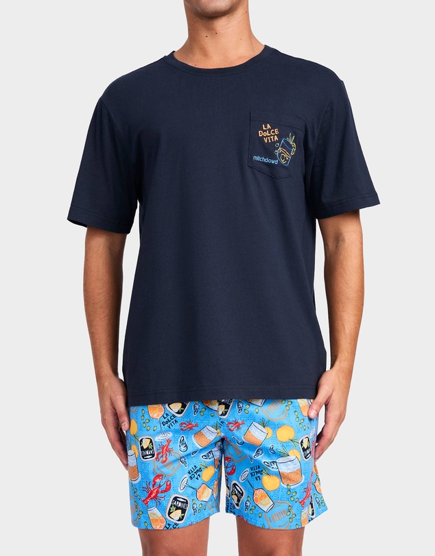 Mitch Dowd - Mitchdowd La Dolce Vita Cotton Pyjama Set