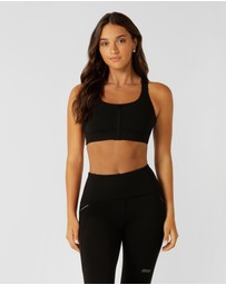 Lorna Jane - Easy Zip On Max Support Sports Bra