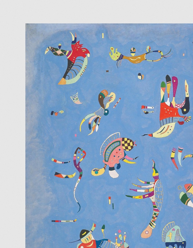 Inka Arthouse - Sky Blue by Wassily Kandinsky Art Print