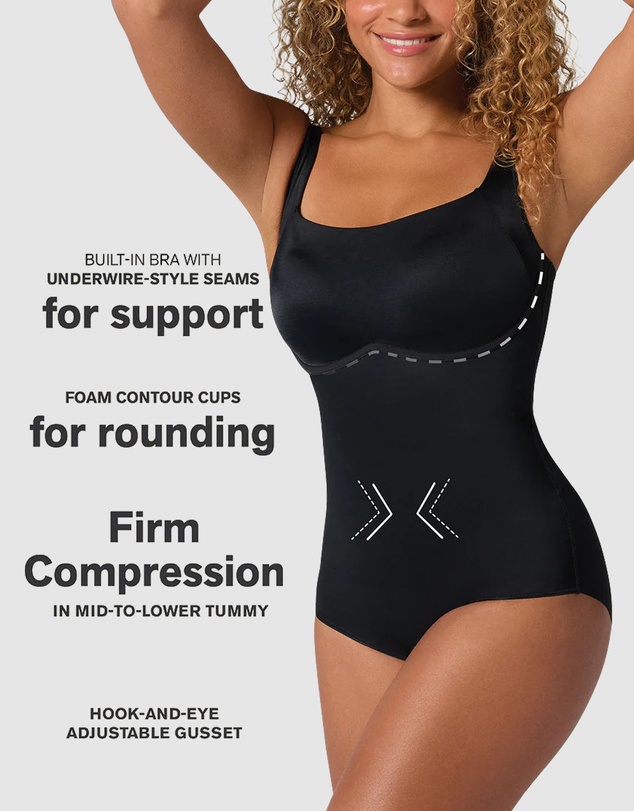 Leonisa - Core Boldly Firm Tummy Control Shaping Bodysuit