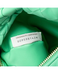 Pre-Loved by Azura Reborn - Pre-Loved bottega veneta Woven Leather Top Handle Bag Knotted Detail Stylish Handbag