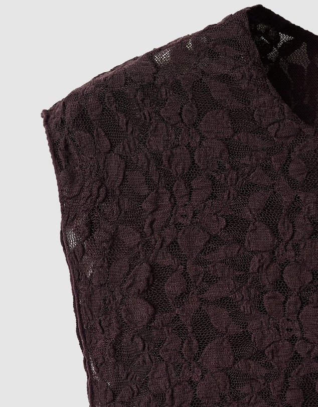 M.N.G - Asymmetric Lace Dress