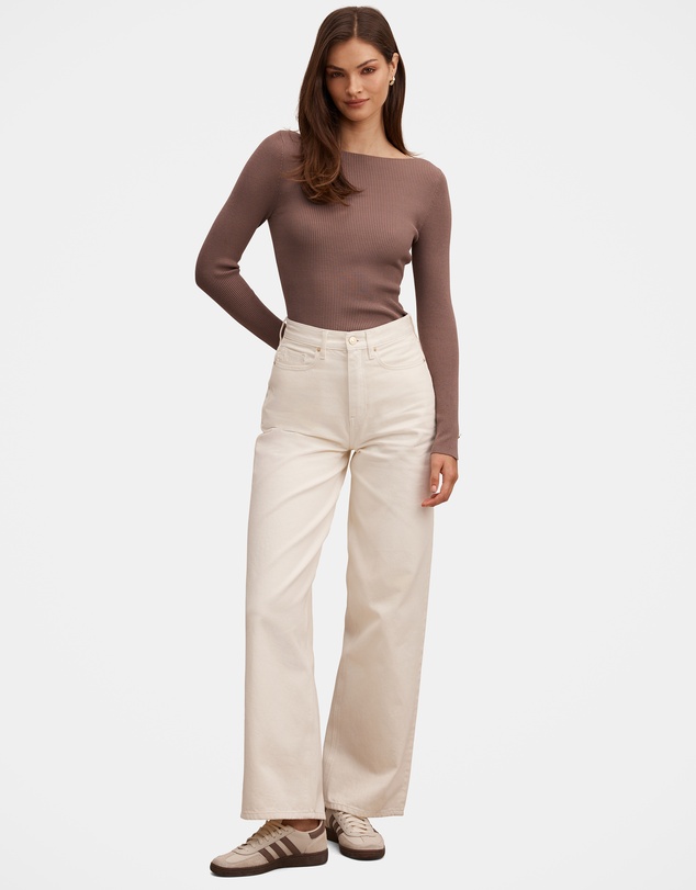 Forever New - Alaia Knitted Rib Top