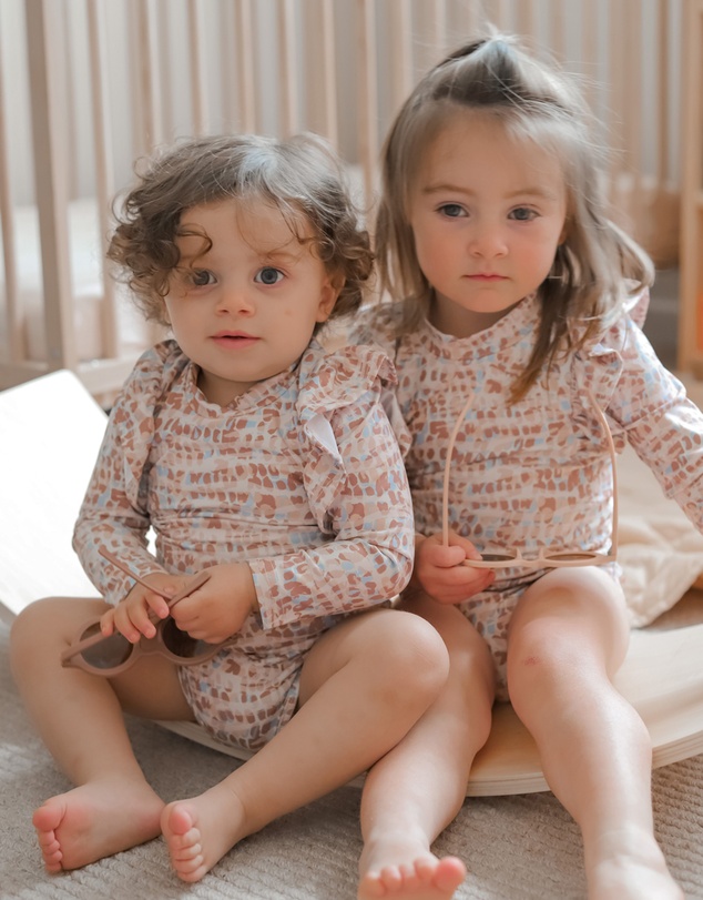 WITH LOVE FOR KIDS - Shimmy Long Sleeve Swimmers - Babies - Kids