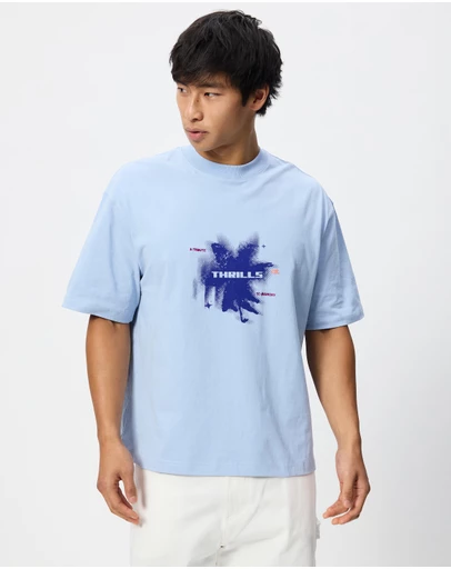 Thrills - Found Paradise Oversize Box Crop Tee - ICONIC EXCLUSIVE