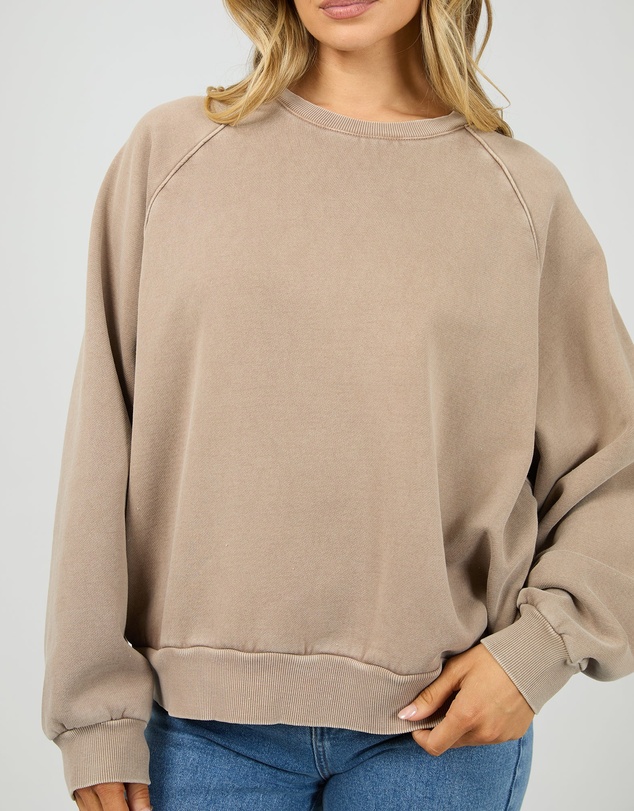 All About Eve - Aae Vintage Raglan Crew Stone