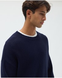 AERE - Merino Wool Chunky Crew Neck Sweater