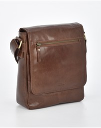 Cobb & Co - Kooyong Jr. RFID Leather Satchel