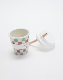 itti bitti - Bamboo Reusable Baby Cino Cup With 2 Straws - Babies-Kids