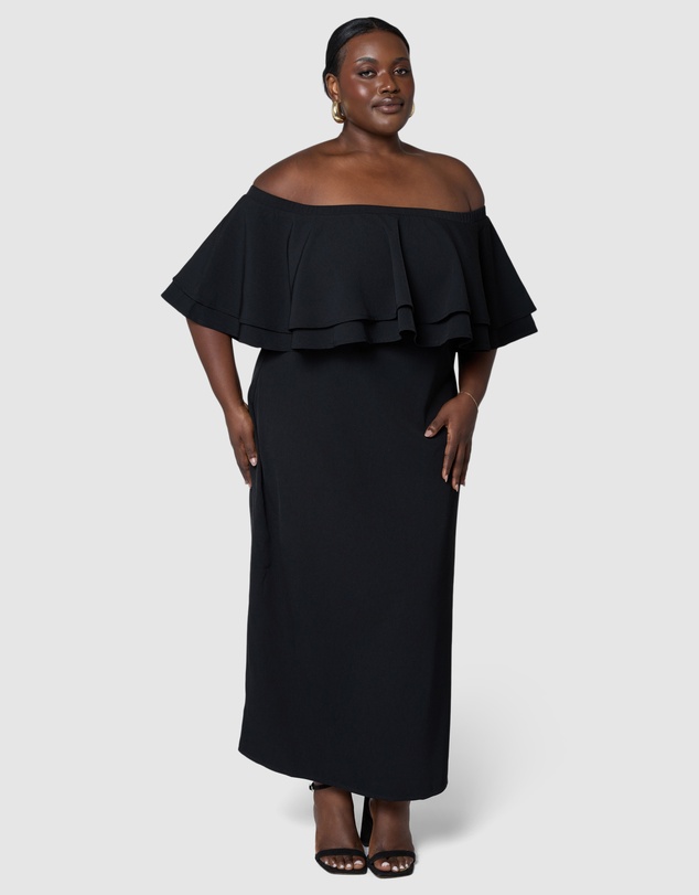 Pink Dusk by Curve Project - Wreckless Midi Dress