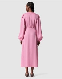 & Other Stories - V-Neck Midi Dress