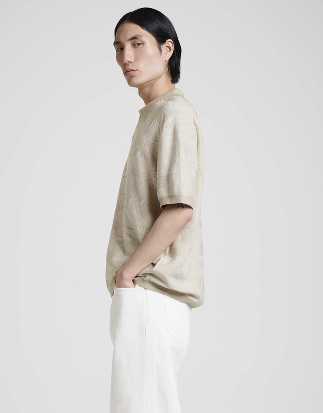COS - Cotton-Jacquard Polo Shirt