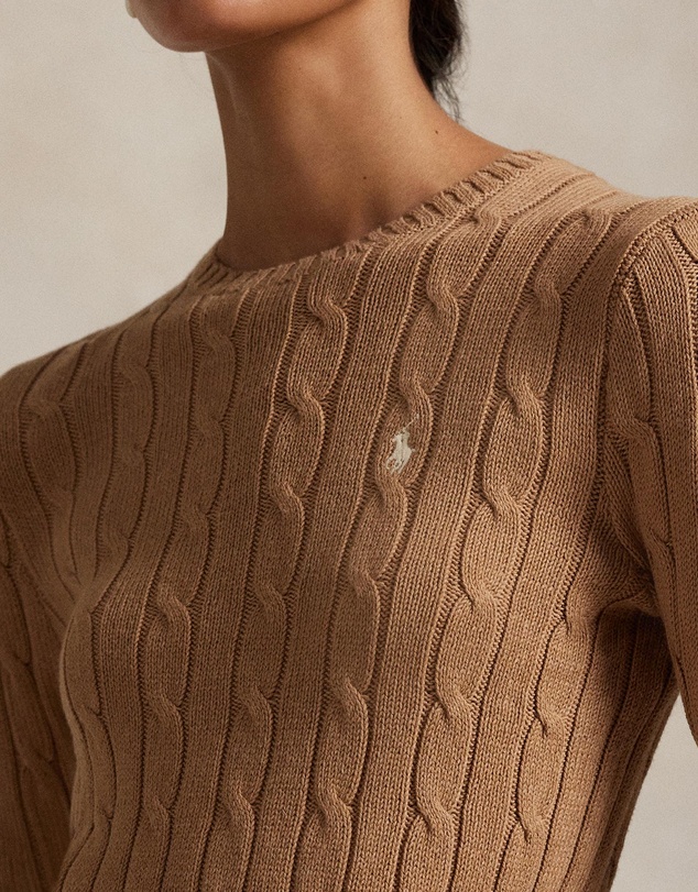 Polo Ralph Lauren - Cable-Knit Cotton Crewneck Sweater