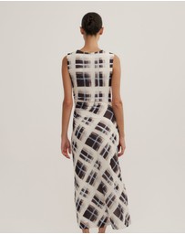 Witchery - Ruched Cowl Mesh Dress