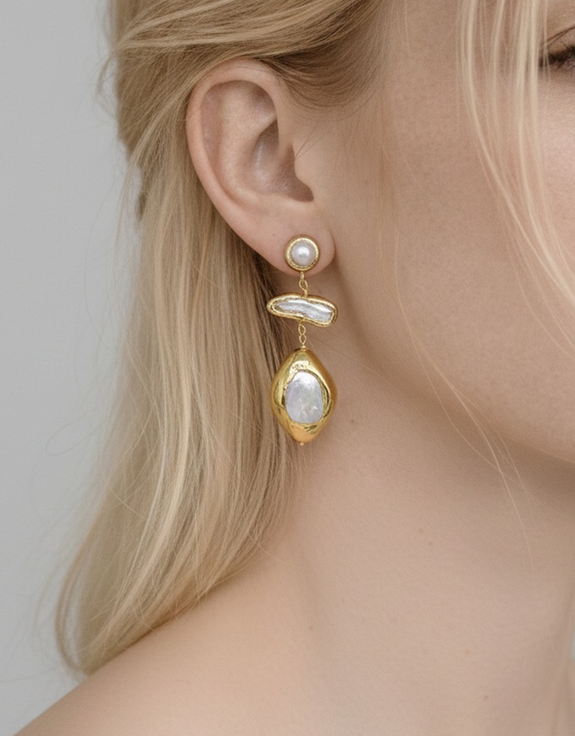 Miz Casa and Co - Natalia Pearl Earrings