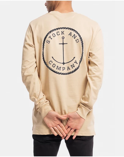 Stock & Co. - Stock & Co Anchor Long Sleeve Tee