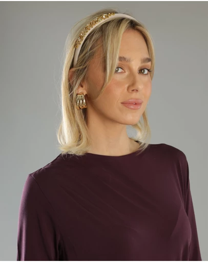 Morgan & Taylor - Tyra Headband in Cream