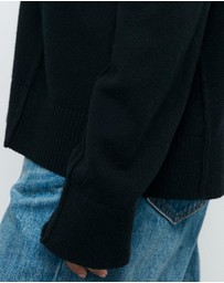 AERE - Zade Wool Blend Seam Detail Jumper