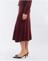 Amelius - Jacqueline A-Line Knit Skirt
