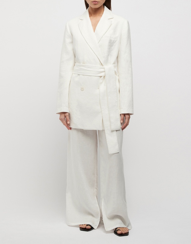 FRIEND of AUDREY - Hayworth Linen Split Trousers