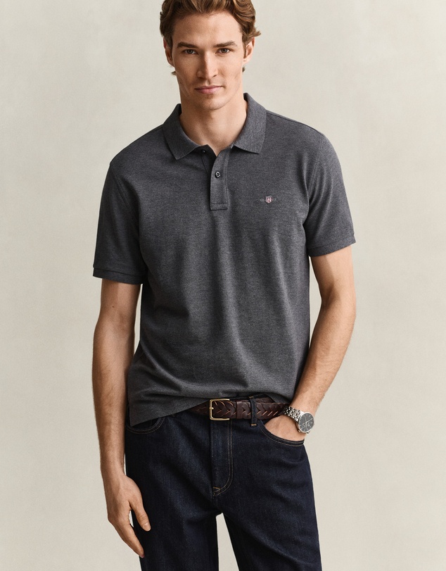 Gant - Regular Fit Shield Piqué Polo Shirt