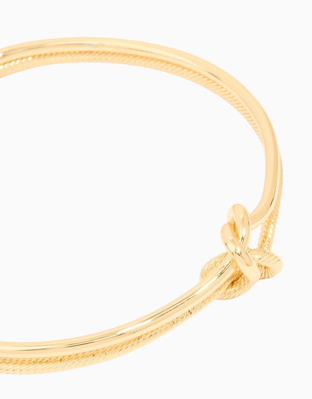 Lovisa - Gold Plated Brass Twisted Knot Wrist Cuff