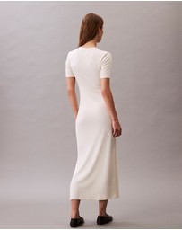 Calvin Klein Jeans - Modal Stretch Rib Midi Dress