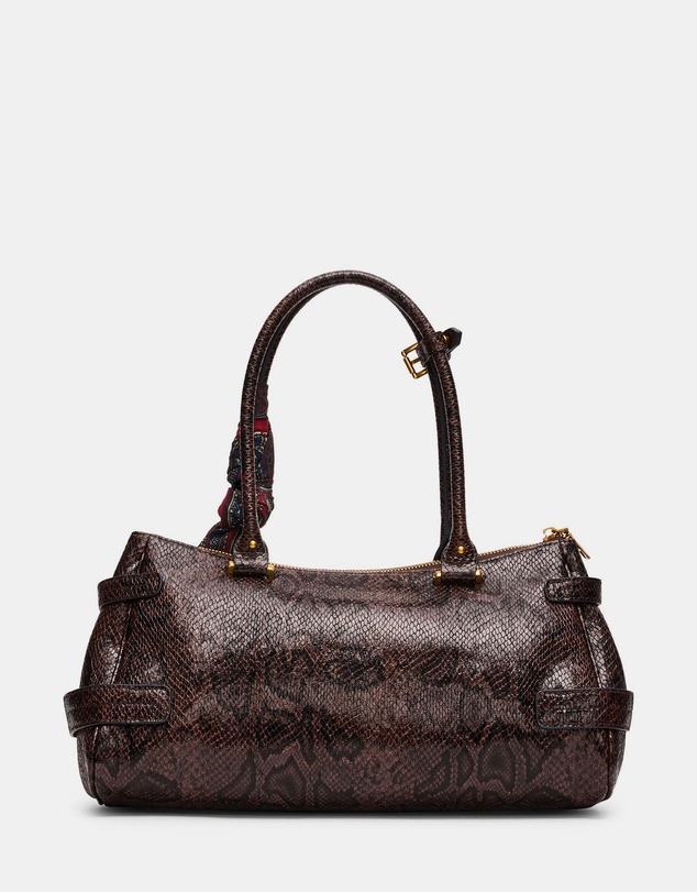 Steve Madden - BSavanah Brown Multi Satchel Bag
