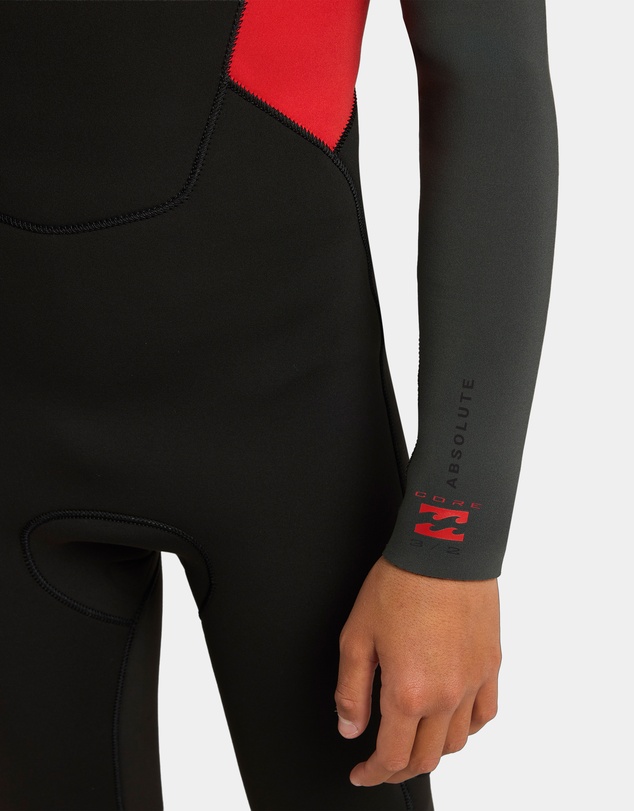 Billabong - Boys 6 to 16 3/2mm Absolute Core Back Zip Wetsuit