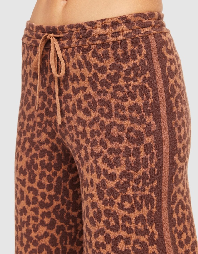 The Upside - Malawi Leopard Freya Knit Pants