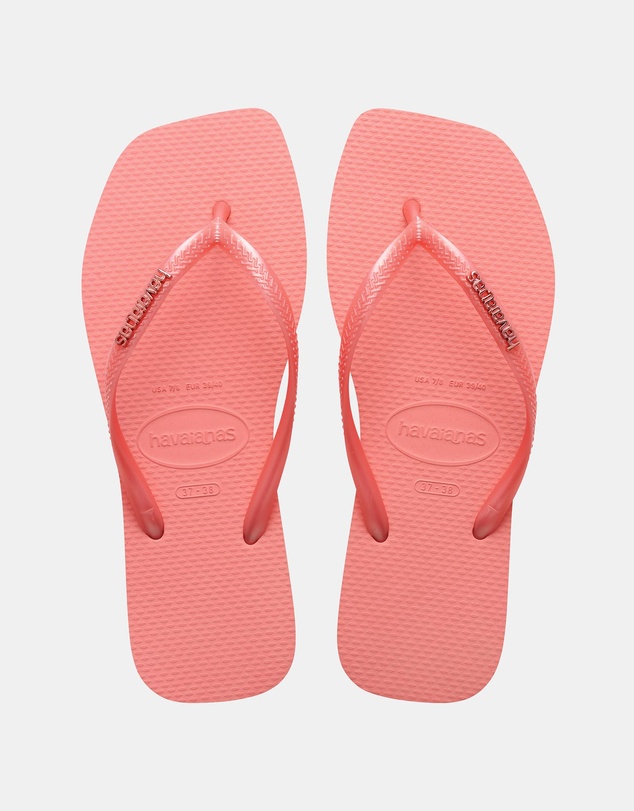 Havaianas - Slim Square Logo Metallic - Women's