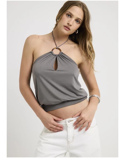 Insight - Gabriette Halter Ring Top