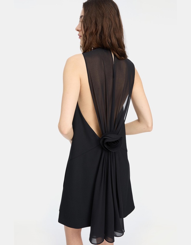 ROTATE - Crepe Mini A-Line Dress