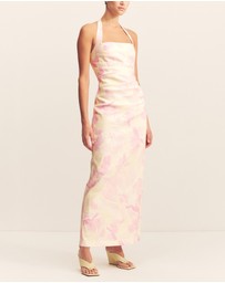 Shona Joy - Addison Draped Halter Maxi Dress