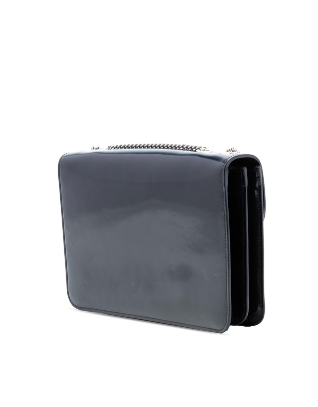 Pre-Loved by Azura Reborn - Pre-Loved Medium Polished Calfskin Dollar Interlocking G Crossbody