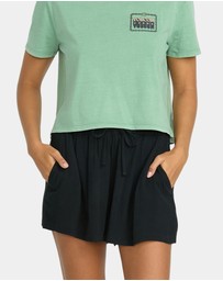 Volcom - Womens Stone Shine Elastic Waist Shorts