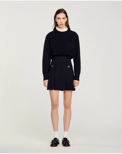 Sandro - Rebeca Woven Skirt