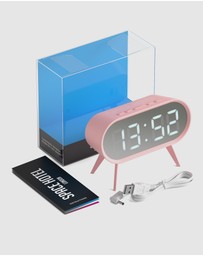 Newgate - Newgate Space Hotel Cyborg Led Alarm Clock Pink