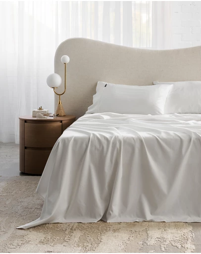 Greg Natale - Jacquard Sheet Set White