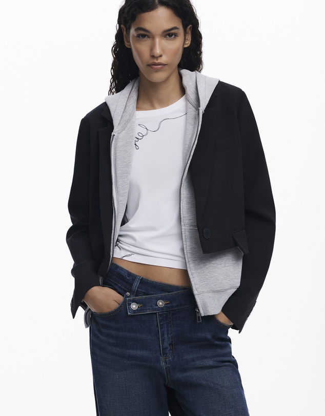 Desigual - Combined flare jeans