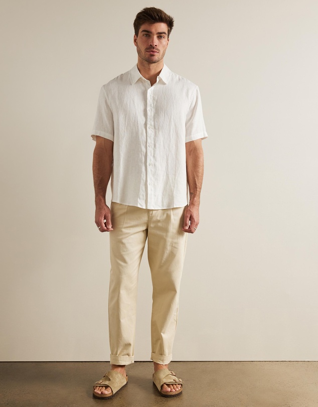 AERE - Euro Resort Linen SS Shirt