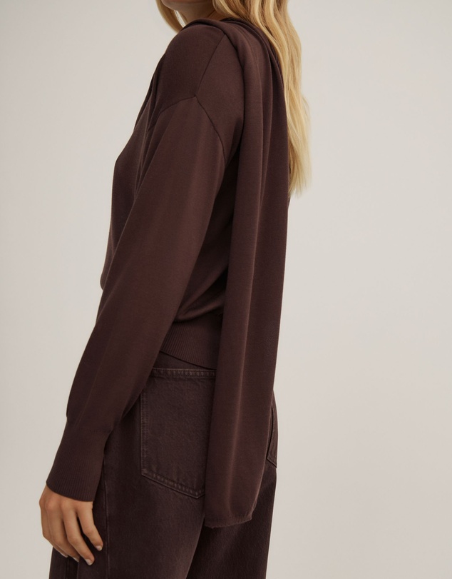 Witchery - Crew Neck Scarf Knit