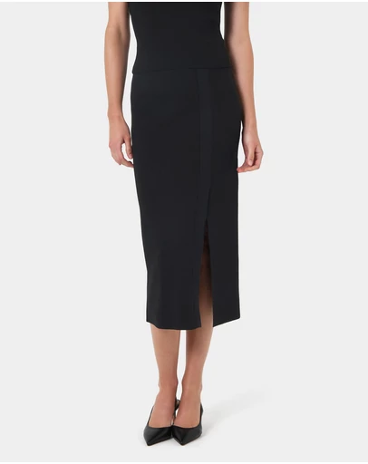 Forcast - Betty Knit Split Skirt