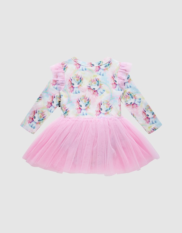 Rock Your Baby - Unicorn Pony Circus Frill Bodysuit Dress