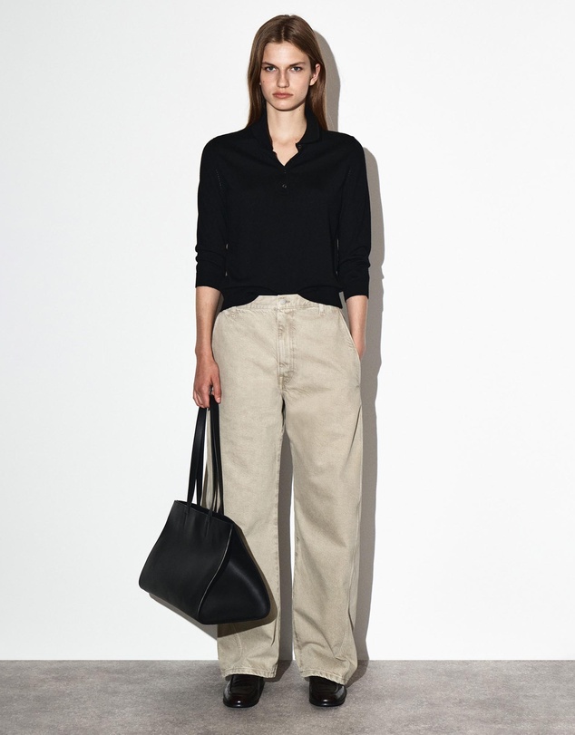COS - Denim Barrel-Leg Trousers