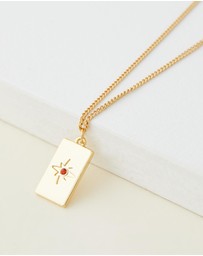 Zahar - July Birthstone Necklace