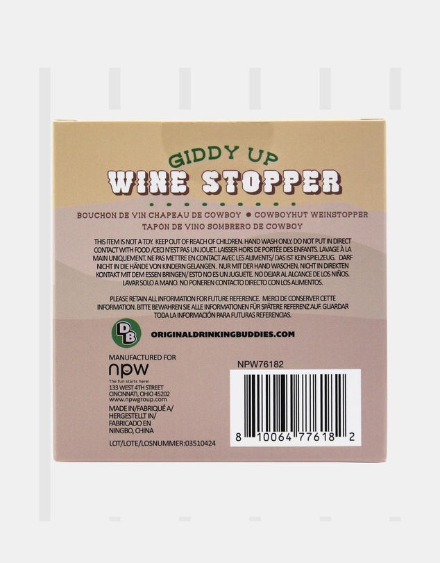 NPW - Giddy Up Wine Stopper