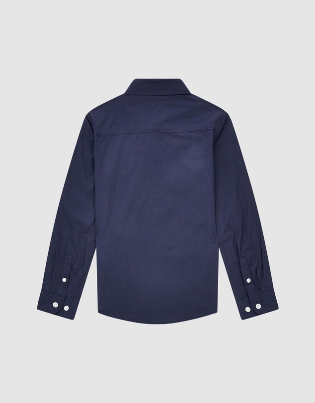 Tommy Hilfiger - Solid Poplin Shirt - Kids